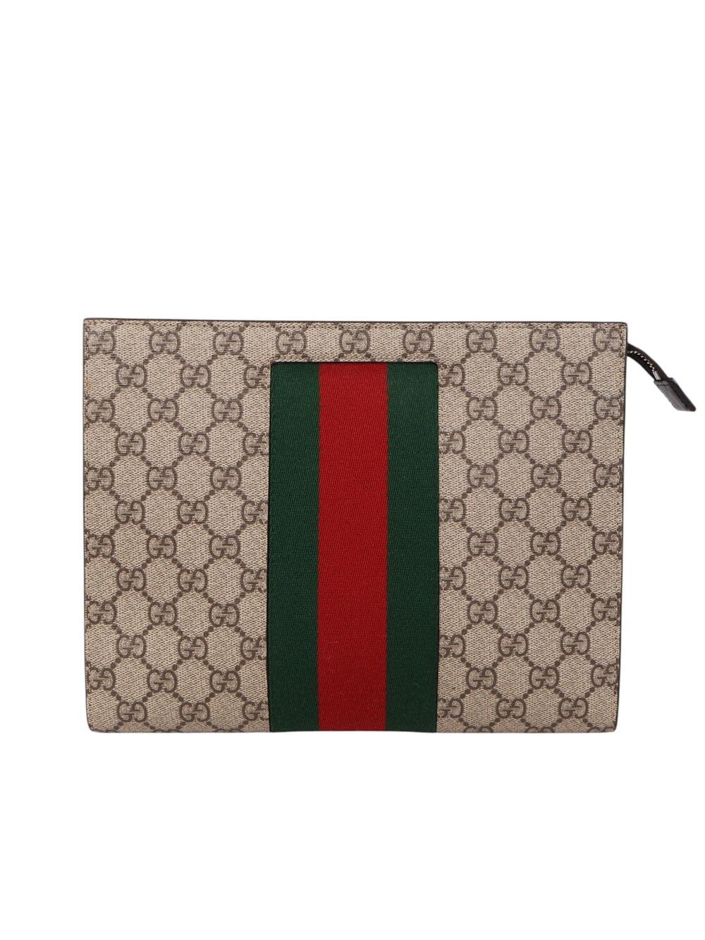 Gucci Web Supreme Clutch Bag #353198F52B